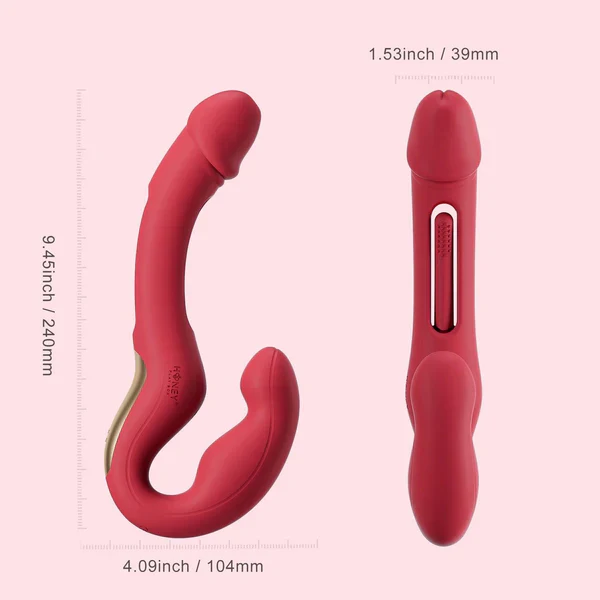 Harmony Duo Vibrating Harness - Honey Play Box - Image 7